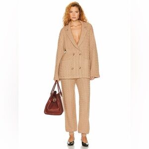 HELSA Taiki Cable Pants in Cinammon